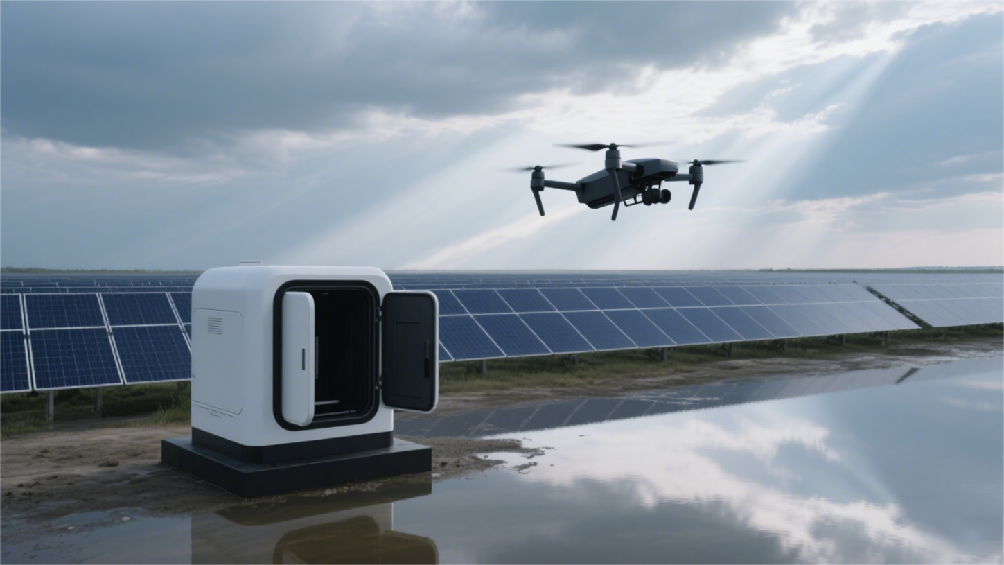 光伏面板无人机巡检